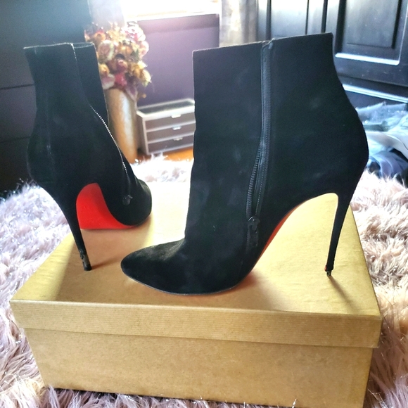 Authentic Christian Louboutin booties w/ box and dust bag - Picture 2 of 5